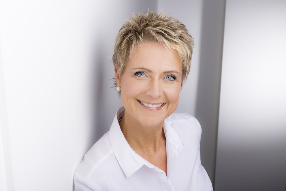 Pressesprecherin Antje Evers